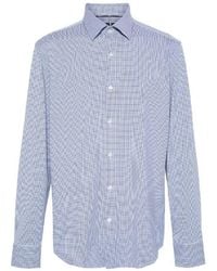 BOSS - Regular-Fit Long Sleeve Shirt, Brand Size 44 (Neck Size 17.5" - Lyst