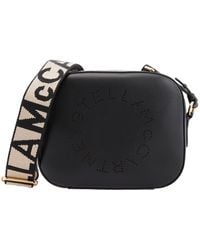 Stella McCartney - Camera Bag With Perforated Stella Logo - Lyst