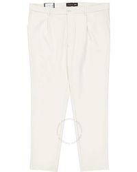 BOSS - Long Straight-Leg Cotton Pants, Brand Size 54 (Waist - Lyst