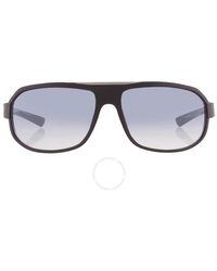 Guess Factory - Blue Gradient Oversized Sunglasses Gf0189 02w 64 - Lyst