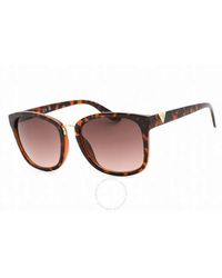 Guess Factory - Brown Gradient Square Sunglasses Gf0327 52f 57 - Lyst