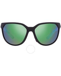 Costa Del Mar - Mayfly Green Mirror Polarized Glass Cat Eye Sunglasses 6s9110 911002 58 - Lyst
