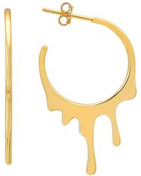 Kylie Harper - 14K Over 'Melting' Statement Hoop Earrings - Lyst