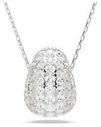 Swarovski - Sublima Pendant Rhodium Shiny Crystal - Lyst