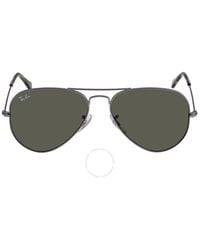 Ray-Ban - Aviator Classic Green Classic G-15 Sunglasses Rb3025 919031 55 - Lyst