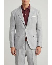 Brunello Cucinelli - Linen Wool Deconstructed Blazer, Brand Size 48 (Us - Lyst