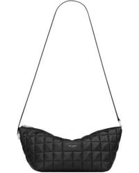 Saint Laurent - Carre-Quilted Le Tuc Crossbody Bag - Lyst