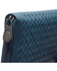 Bottega Veneta - Zip Around Long Leather Wallet - Lyst