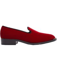 Giuseppe Zanotti - Lyidia Velvet-Effect Loafers, Brand Size 36 Us - Lyst