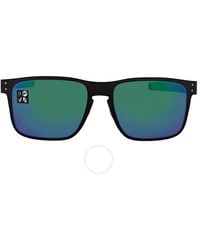 Oakley - Holbrook Metal Jade Iridium Square Sunglasses Oo4123 412304 55 - Lyst