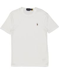 Polo Ralph Lauren - Logo Embroidered T-Shirt - Lyst