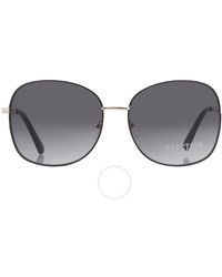 Kenneth Cole - Gradient Smoke Square Sunglasses Kc1359 32b 60 - Lyst