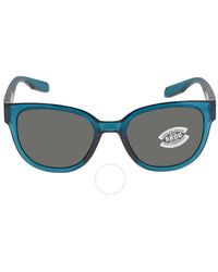 Costa Del Mar - Cta Del Mar Salina Grey Polarized Glass Sunglasses  905107 53 - Lyst