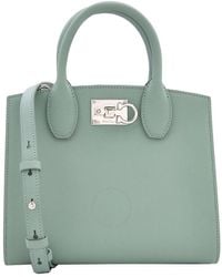Ferragamo - Ladies Mini Studio Box Small Tote Bag - Lyst