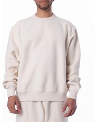Burberry - Oversized Crew Neck Cotton Sweatshirt - Lyst