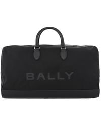 Bally - Logo-Print Two-Handle Tote - Lyst