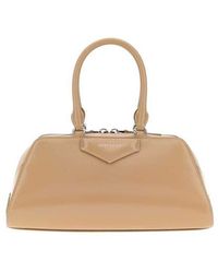 Givenchy - Leather Small Antigona East-West Handbag Sand Borse A Mano - Lyst