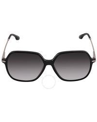 Victoria Beckham - Grey Square Sunglasses Vb631s 001 60 - Lyst