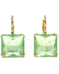 Swarovski - Millenia-Tone Plated Square Cut Drop Earrings - Lyst
