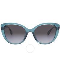 Armani Exchange - Grey Gradient Cat Eye Sunglasses Ax4111su 82908g 54 - Lyst