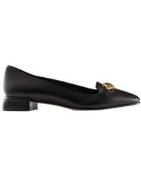 Jimmy Choo - Ravi Leather Ballerina Flats, Brand Size 36 Us - Lyst