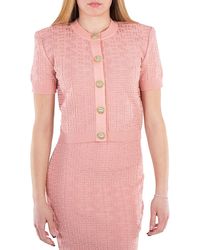 Balmain - Pb Labyrinth Knit Cardigan - Lyst