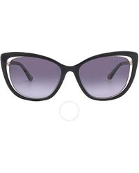 Guess - Smoke Gradient Butterfly Sunglasses Gu7831 01b 55 - Lyst