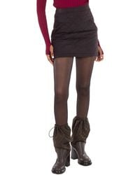 Burberry - Casia High-Waist Quilted Skirt, Brand Size 8 Us - Lyst