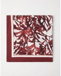 Brunello Cucinelli - Bordeaux Printed Cotton Scarf - Lyst