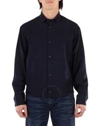 Emporio Armani - Classic Collar Long Sleeve Shirt - Lyst