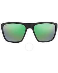 Costa Del Mar - Cta Del Mar Paunch Xl Green Mirror Polarized Polycarbonate 580p Square Sunglasses - Lyst