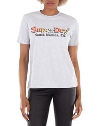 Superdry - Logo Cotton T-Shirt - Lyst