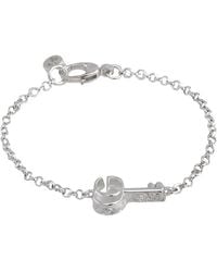 Gucci - Gg Marmont Sterling Key Charm Bracelet Size 17 - Lyst