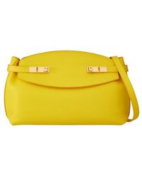 Ferragamo - Hug Gancini-Buckled Calfskin Shoulder Bag - Lyst
