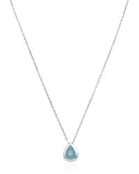 Picasso and Co - Ladies 18K 0.05 Ct Pear Cut Diamond Pendant - Lyst