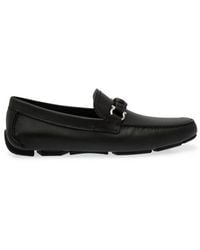 Ferragamo - Stuart Gancini Leather Loafers - Lyst