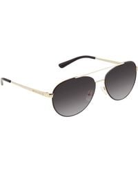 Michael Kors Aventura Dark Grey Gradient Aviator Sunglasses  10148g 59
