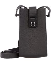 Ferragamo - Gancini Buckle Mini Crossbody Bag - Lyst