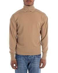 Burberry - Long Sleeved Turtleneck Knitted Sweater - Lyst