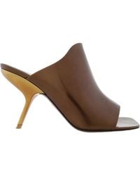 Ferragamo - Ferragamo Era Patent Leather Mules, Size 7 C - Lyst