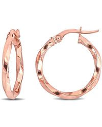 Amour - 19Mm Twisted Hoop Earrings - Lyst