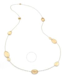 Marco Bicego - Lunaria Yellow Gold Chain Necklace  Y 02 - Lyst