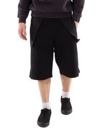 A_COLD_WALL* - A Cold Wall Overlay Cotton Sweatshorts - Lyst