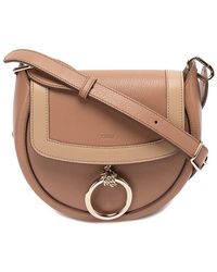 Chloé - Arlene Small Ring Half-Moon Crossbody Bag - Lyst