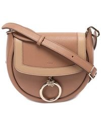 Chloé - Arlene Small Ring Half-Moon Crossbody Bag - Lyst