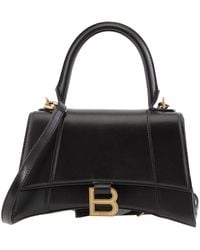 Balenciaga - Leather Small Hourglass Box Handbag - Lyst