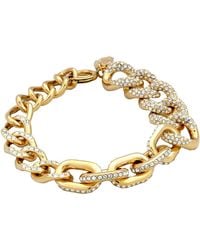 Swarovski - Dextera-Tone Plated Pave Bracelet - Lyst