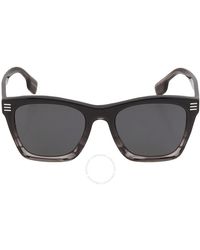 Burberry - Dark Grey Square Sunglasses Be4348f 394987 54 - Lyst