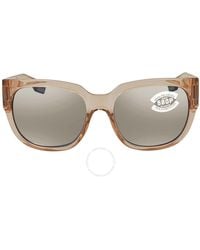 Costa Del Mar - Waterwoman Copper Silver Mirror Polarized Polycarbonate Sunglasses Wtw 252 Oscp 55 - Lyst