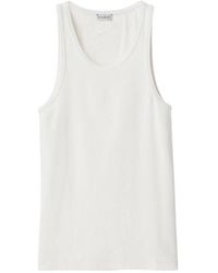 Burberry - Stretch Cotton Rib-Knit Tank Top - Lyst